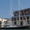 yacht in banchina preso la nostra fabbrica a genova
